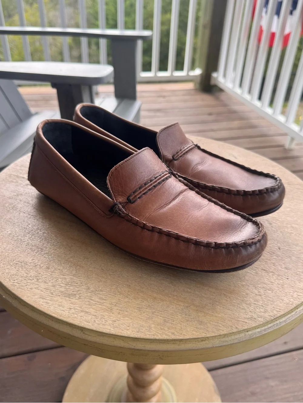 Allen Edmonds Super Sport Brown Leather Driving Loafers Men’s 8D